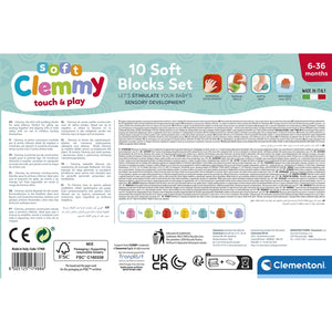 Soft Clemmy - Yumuşak Blok Oyun Seti - 10 parça