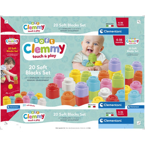 Soft Clemmy - Yumuşak Blok Oyun Seti - 20 parça