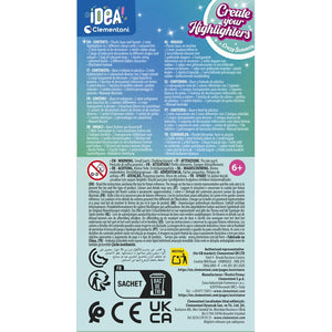 Idea Clemetoni - Fosforlu Kalem Tasarım Seti - Çılgın Yaz