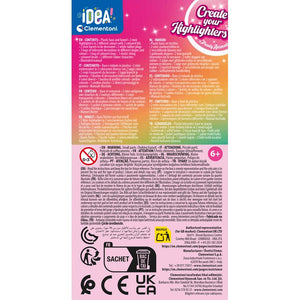 Idea Clemetoni - Fosforlu Kalem Tasarım Seti - Sevimli Hayvanlar