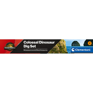 JURASSIC WORLD_COLOSSAL DINOSAUR DIG SET ¿ MOSASAURUS AND BRACHIOSAURUS