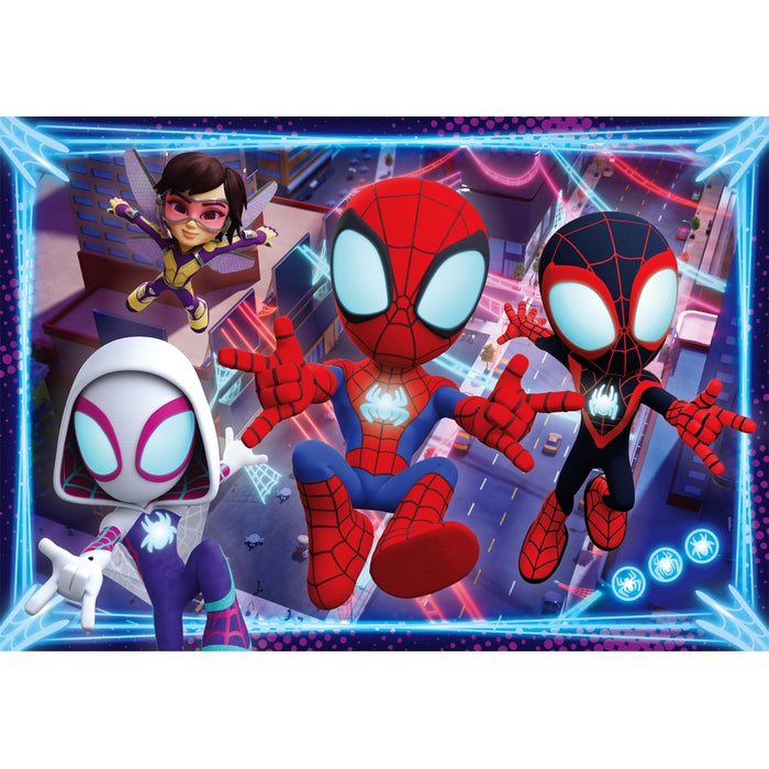 Marvel Spidey and His Amazing Friends - Paquete de 6 Mini-vehículos