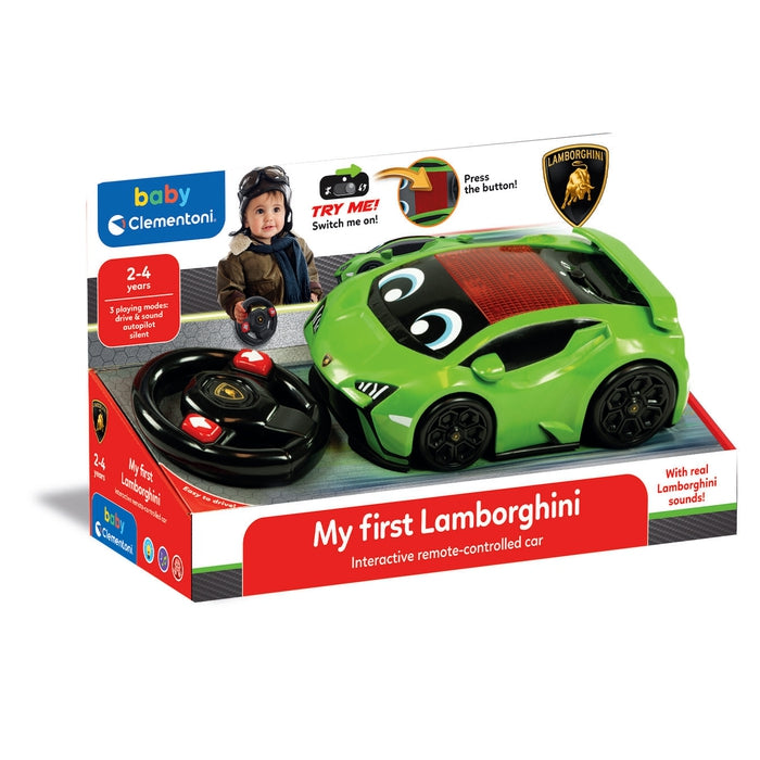 ホビーラジコン Clementoni My First Lamborghini RC My First Lamborghini - Baby RC Car – Clementoni TR
