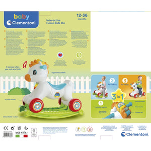 Baby Clementoni - İnteraktif At 3'ü 1 Arada