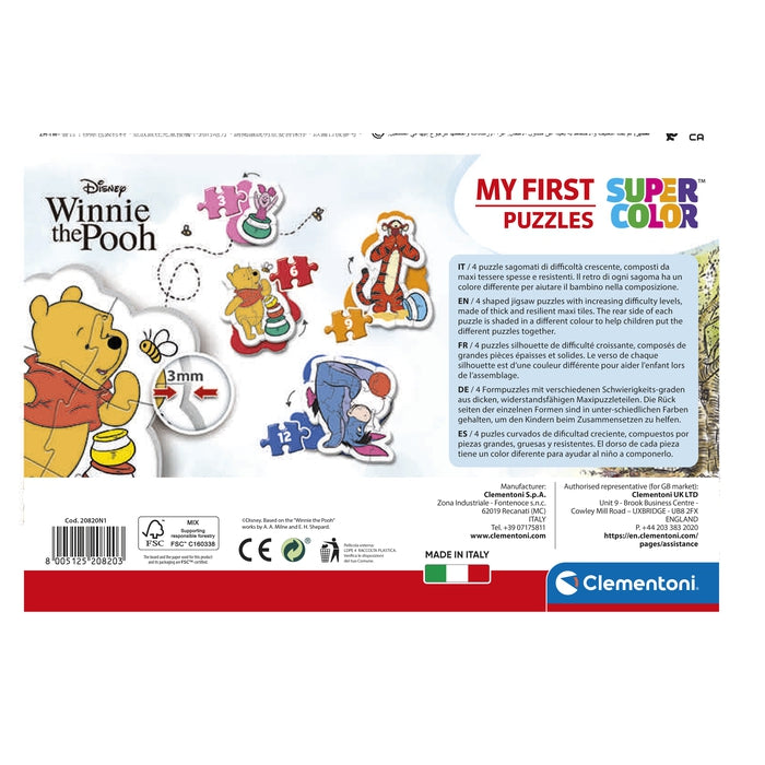 Disney Winnie The Pooh - 1x3 + 1x6 + 1x9 + 1x12 parça