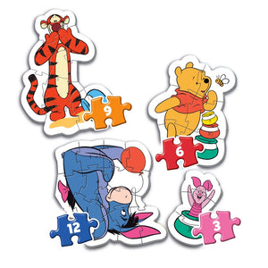 Disney Winnie The Pooh - 1x3 + 1x6 + 1x9 + 1x12 parça