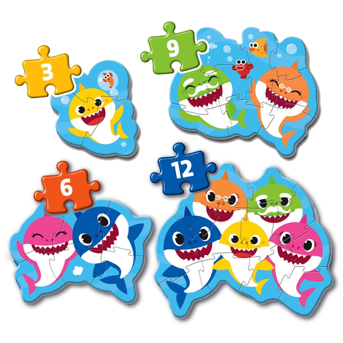 Baby Shark - 1x3 + 1x6 + 1x9 + 1x12 parça