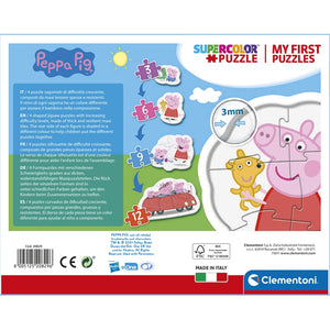 Peppa Pig - 1x3 + 1x6 + 1x9 + 1x12 parça