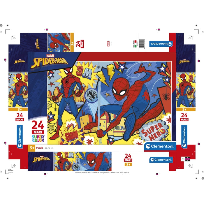 Marvel Spiderman - 24 parça