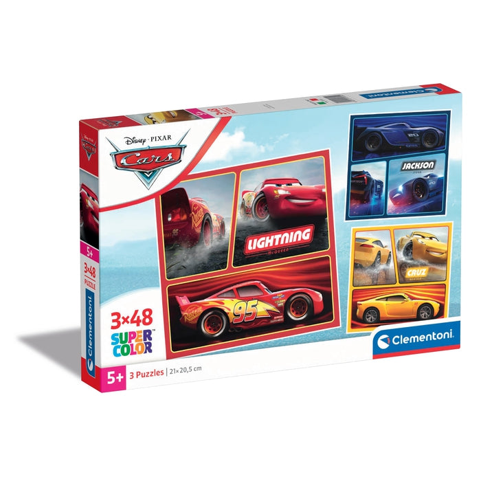 Disney Cars - 3x48 parça – Clementoni TR