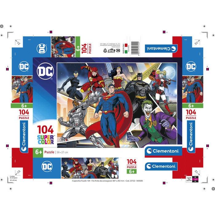 Dc Comics Justice League - 104 parça