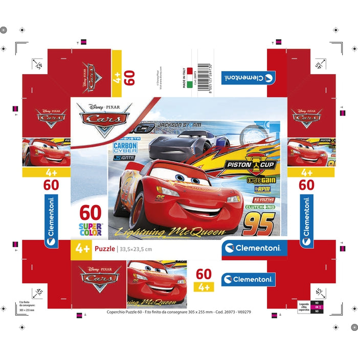 Disney Cars - 60 parça