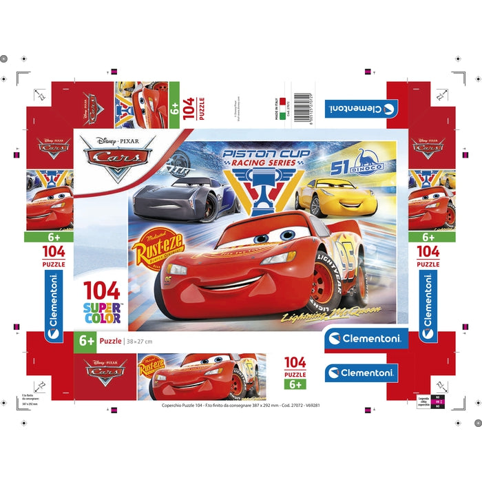 Disney Cars - 104 parça