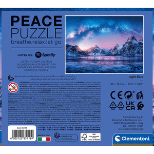 Peace Puzzle - Light Blue - 500 parça