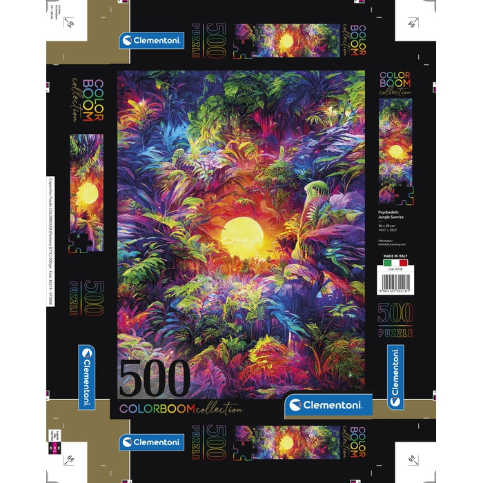 Colorboom Psychedelic Jungle Sunrise - 500 parça