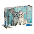 Load image into Gallery viewer, Cat &amp; Bunny - 500 parça
