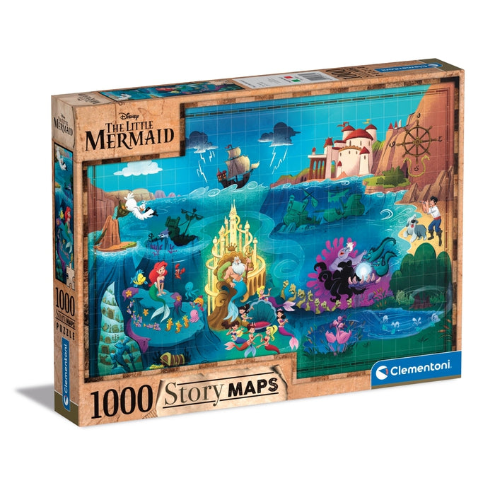 Disney Maps Little Mermaid - 1000 parça