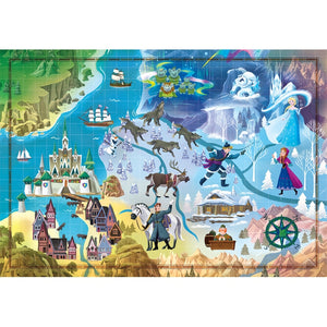 Disney Maps Frozen - 1000 parça