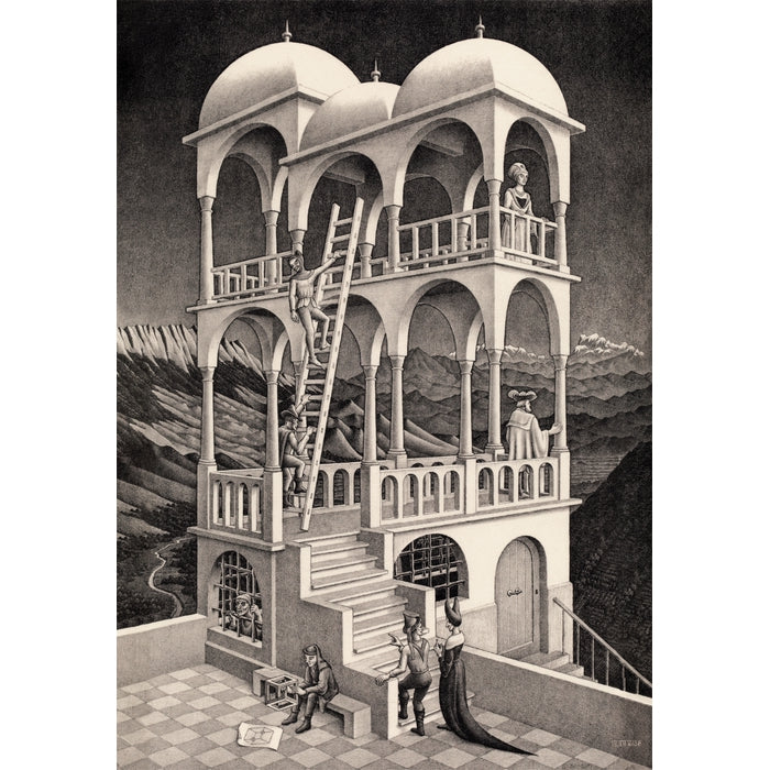 M. C. Escher, "Belvedere" - 1000 parça