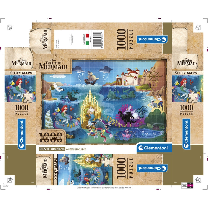 Disney Maps Little Mermaid - 1000 parça