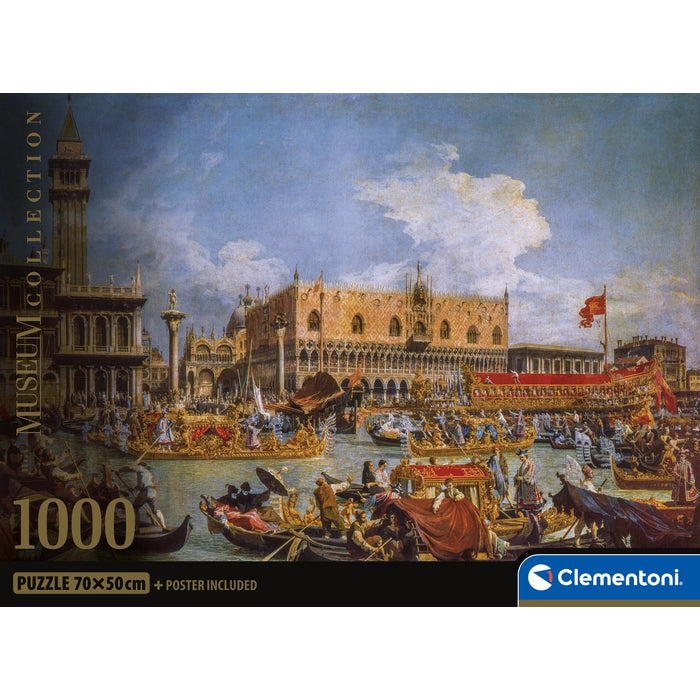 Canaletto, "The Return Of The Bucentaur at the Molo on Ascension Day" - 1000 parça