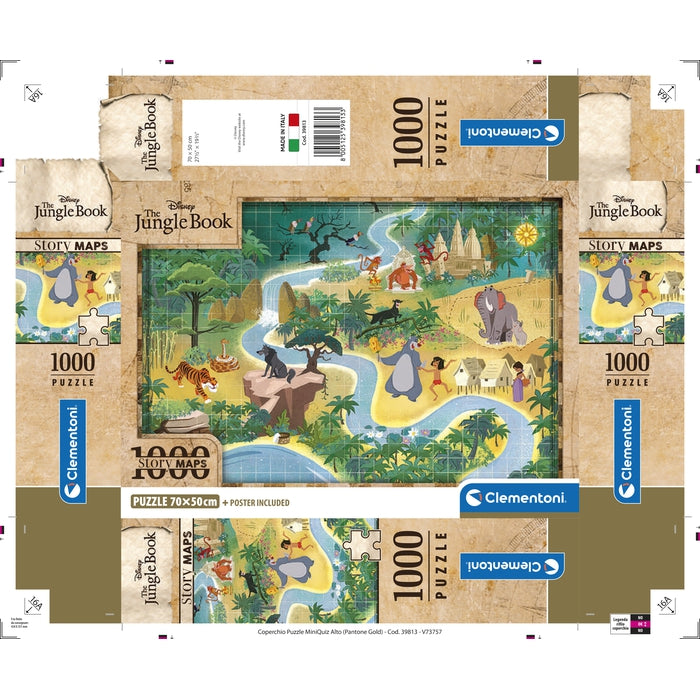 Story Maps - Disney The Jungle Book - 1000 parça