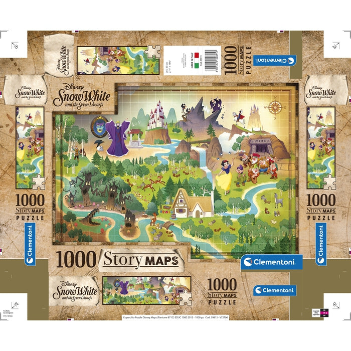 Story Maps - Disney Snow White - 1000 parça