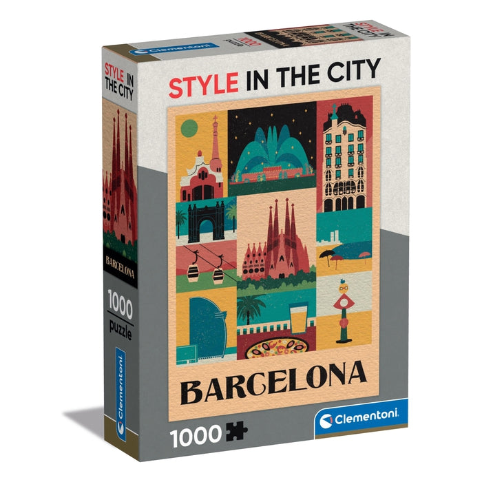 Style In The City - Barcelona - 1000 parça – Clementoni TR