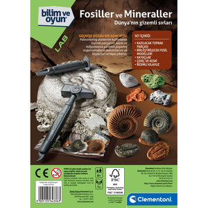 Bilim ve Oyun - Fosiller ve Mineraller Kazı Seti