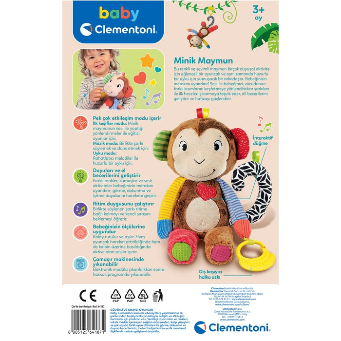 Baby Clementoni Minik Maymun